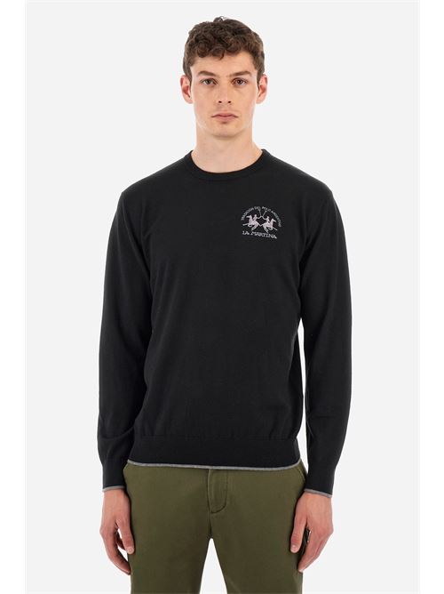 MAN SWEATER CREW NECK LAMBSCOT LA MARTINA | WMS016-YW025/9999